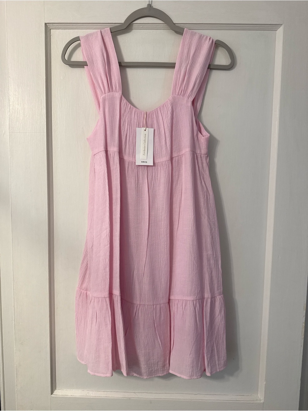 Mango Pink Tiered Sundress